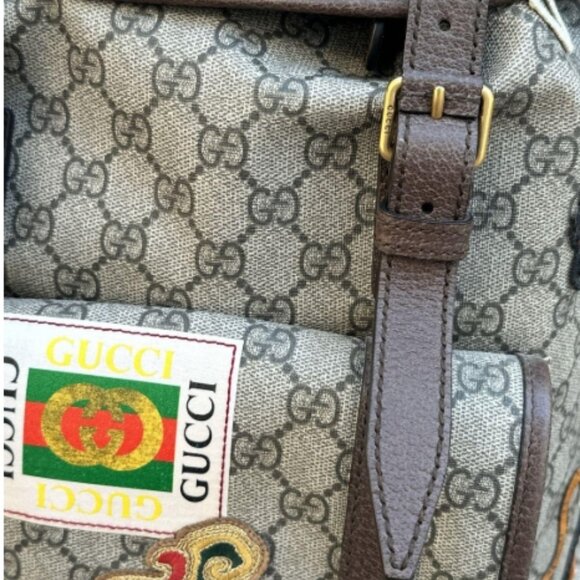Gucci Courrier Soft GG Supreme Backpack - Picture 10 of 12